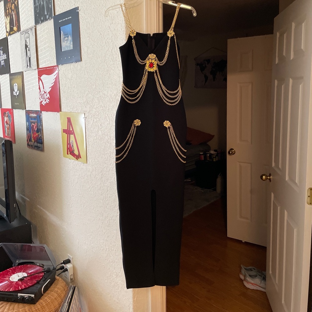 Black formal dress
